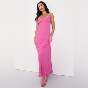 Pink Maxi Prom/Formal/Wedding guest dress